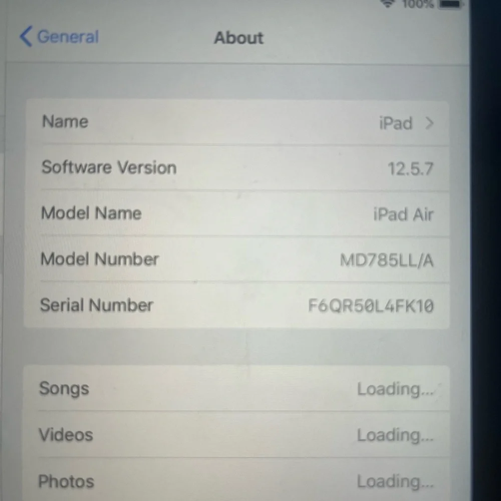 Ipad Air. Excellent condition. Two available